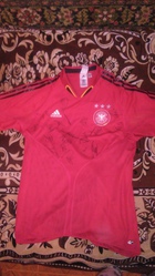 Футболка Сборной Германии с автографами команды