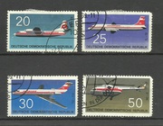 Продам марки  ГДР 4 шт Авиация