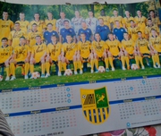 Плакат футбольной команды 